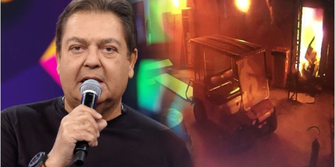 Fausto Silva critica dirigentes do Flamengo por causa do incêndio e cobra vergonha na cara