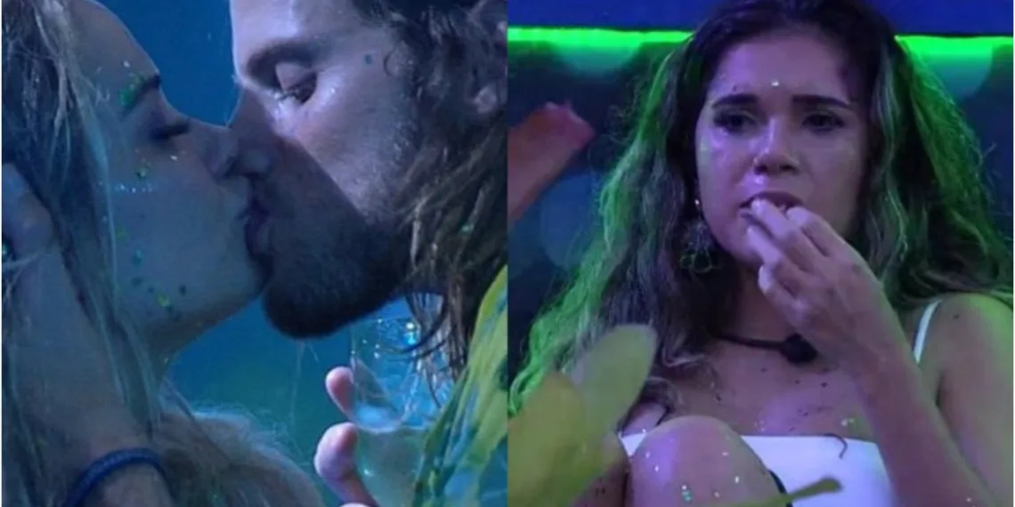 BBB20: Gizelly fica aos prantos durante festa, após beijo de Daniel e Marcela