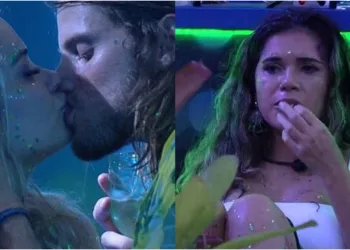 BBB20: Gizelly fica aos prantos durante festa, após beijo de Daniel e Marcela