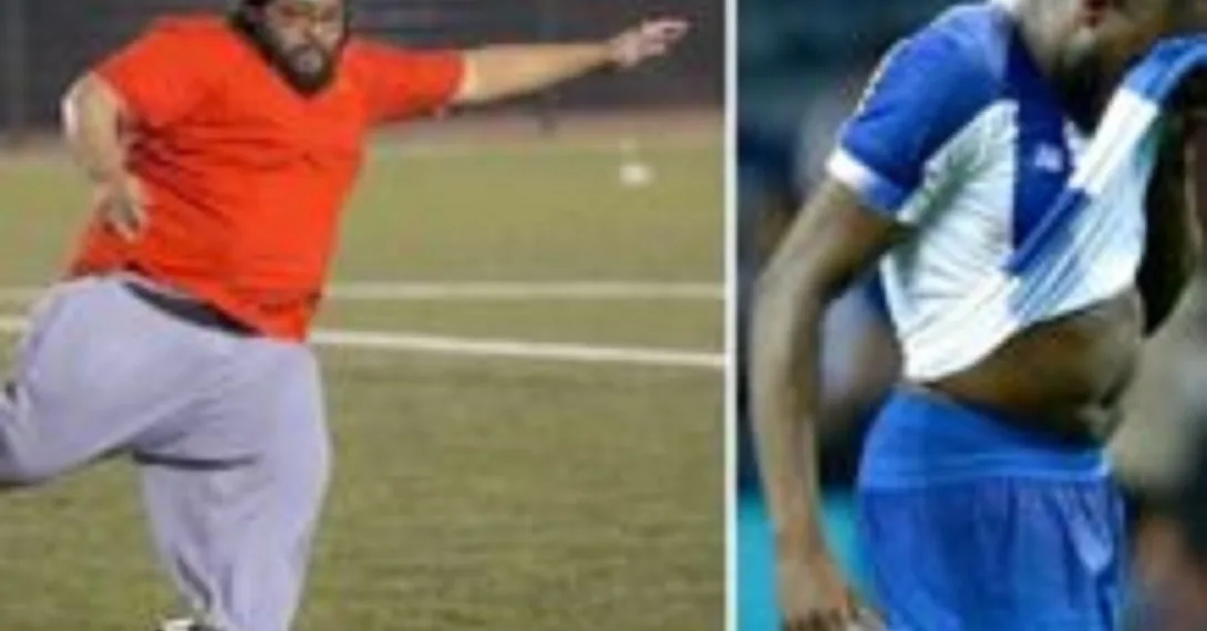 Já existe a primeira liga de futebol exclusiva para gordinhos.