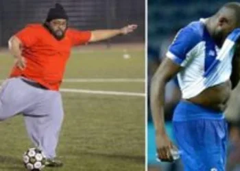 Já existe a primeira liga de futebol exclusiva para gordinhos.