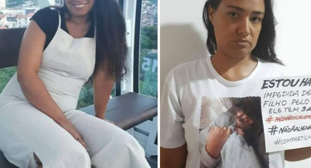 Mulher sofre demais por estar longe do filho