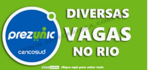 SUPERMERCADOS PREZUNIC ESTA COM VAGAS DE EMPREGOS ABERTAS – R$ 1.236,10 – COM E SEM EXPERIÊNCIA – DIVERSAS AREAS – ARRUMAR, LIMPEZA GERAL – RIO DE JANEIRO