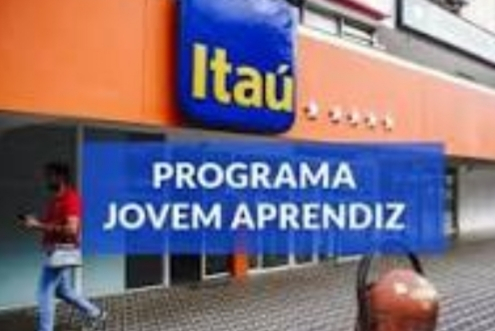 Itaú vagas para Jovem aprendiz – Preferencialmente alunos da rede pública – disposição e vontade de aprender