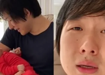 BBB20: Depois de ser eliminado Pyong Lee reencontra sua mulher e finalmente conhece seu filho