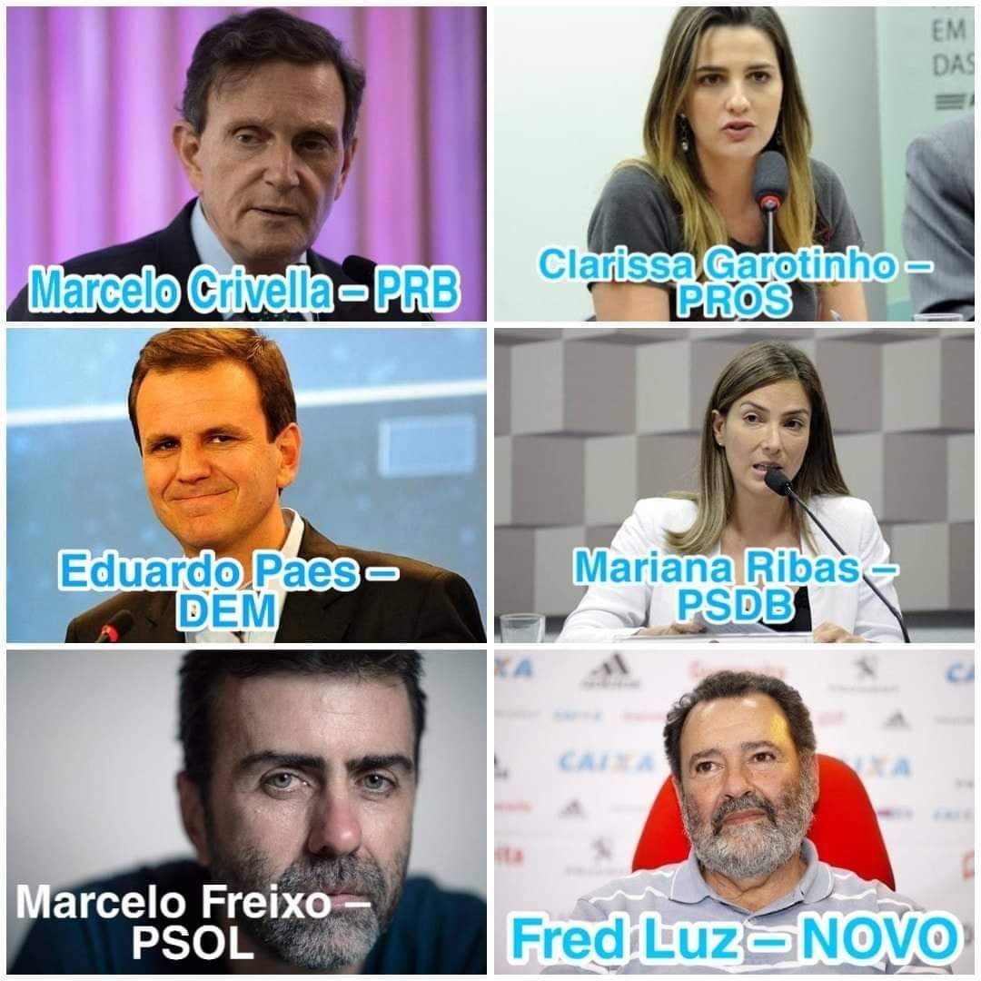 PARA QUEM VAI SEU VOTO  PARA PREFEITO DO RIO?
