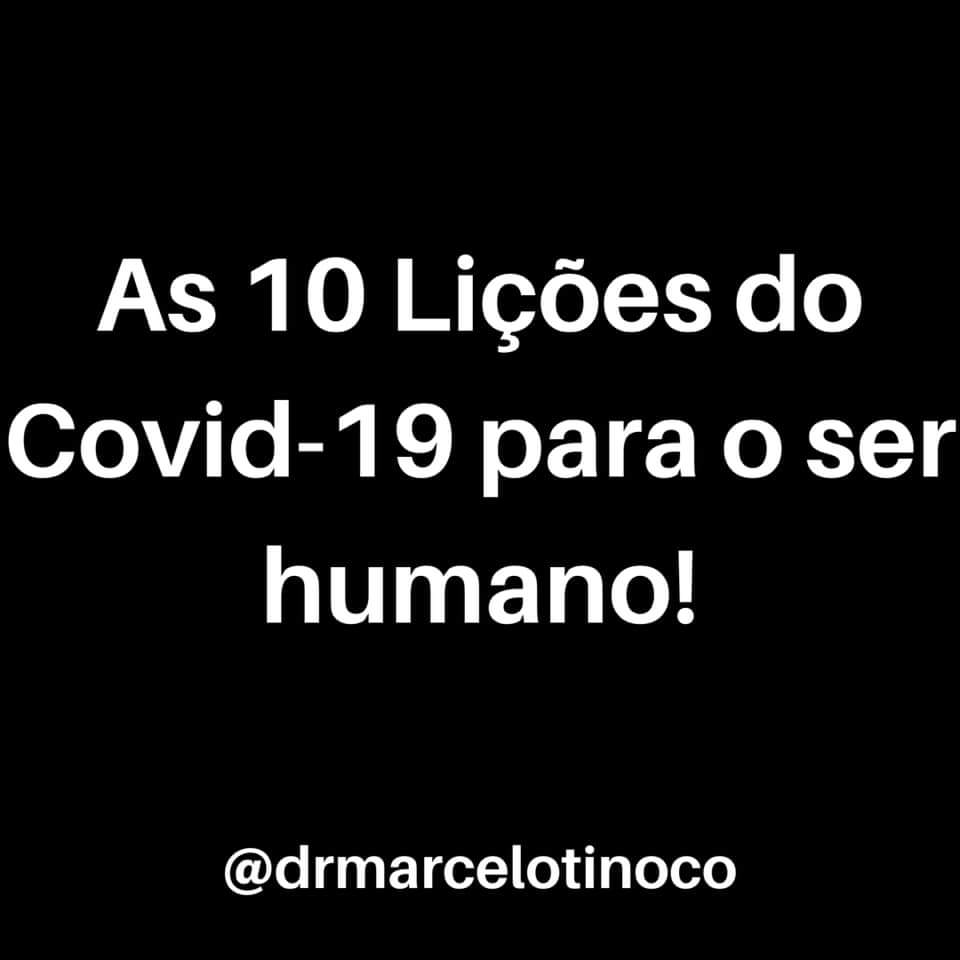 10 lições do coronavirus para o ser humano