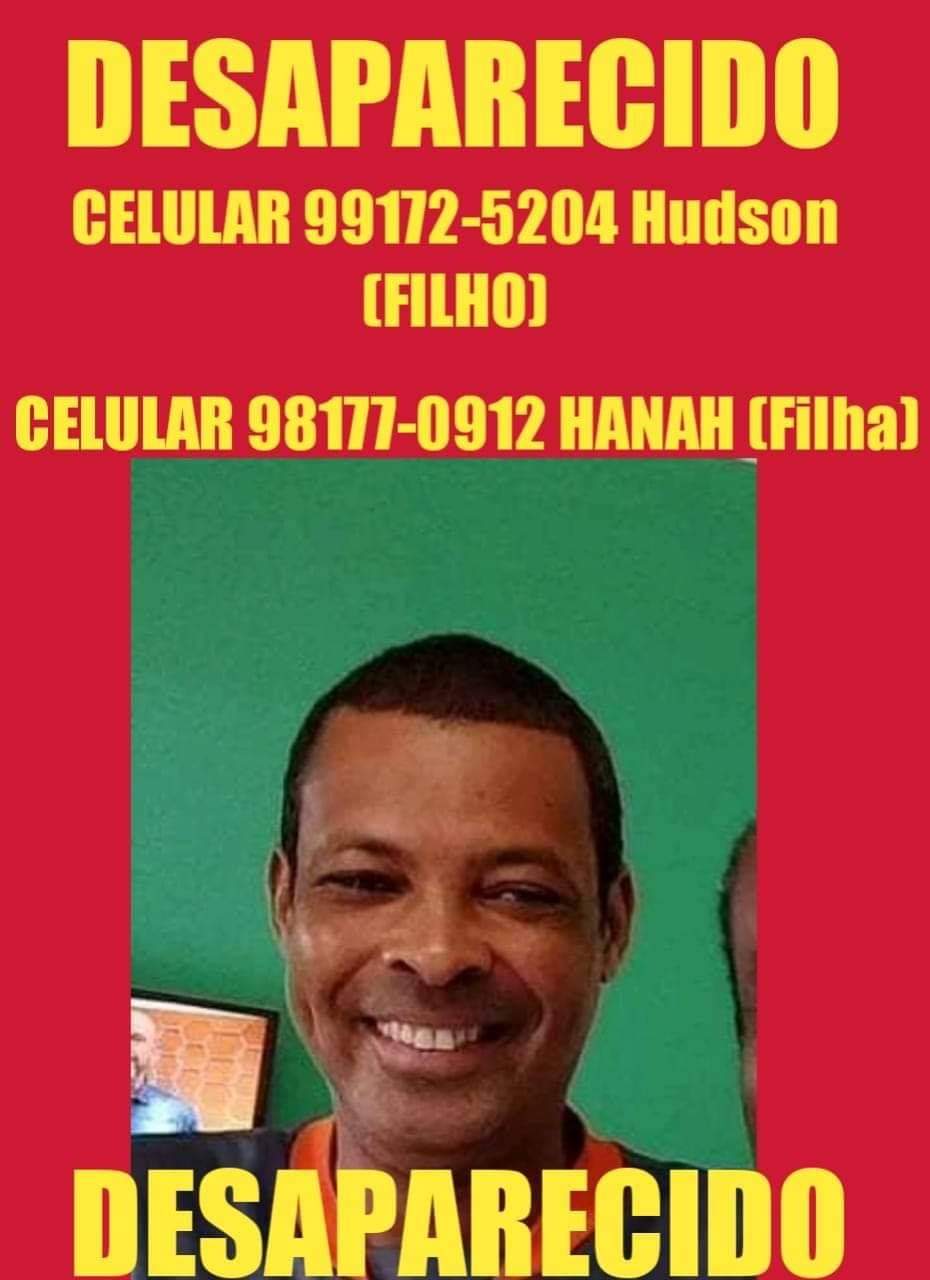 Homem está desaparecido na Zona Oeste!! Familia pede ajuda!!