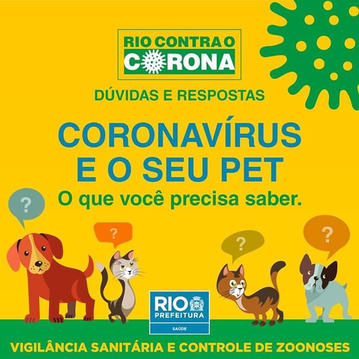 COVID-19 | RECOMENDAÇÕES IMPORTANTES PARA A PROTEÇÃO DO PET