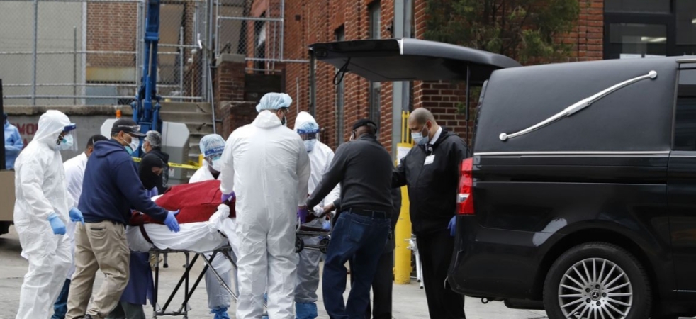 Estados Unidos têm disparada de mortos e falta de equipamentos