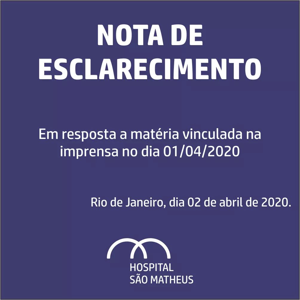 Hospital na Zona Oeste esclarece sobre suspeita  de morte por  covid-19