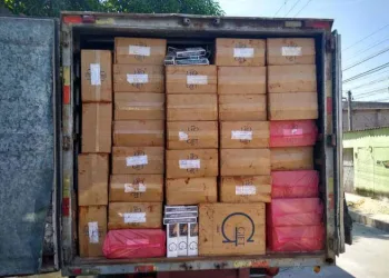 POLICIAL COM SUSPEITA DE COVID 19 É PRESO POR CONTRABANDO DE CIGARROS