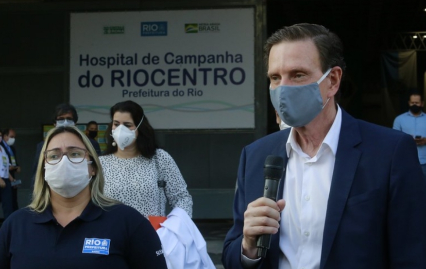 Prefeito Marcelo Crivella diz que a população da cidade do Rio jamais esquecerá as empresas que ajudam a combater a pandemia da Covid-19