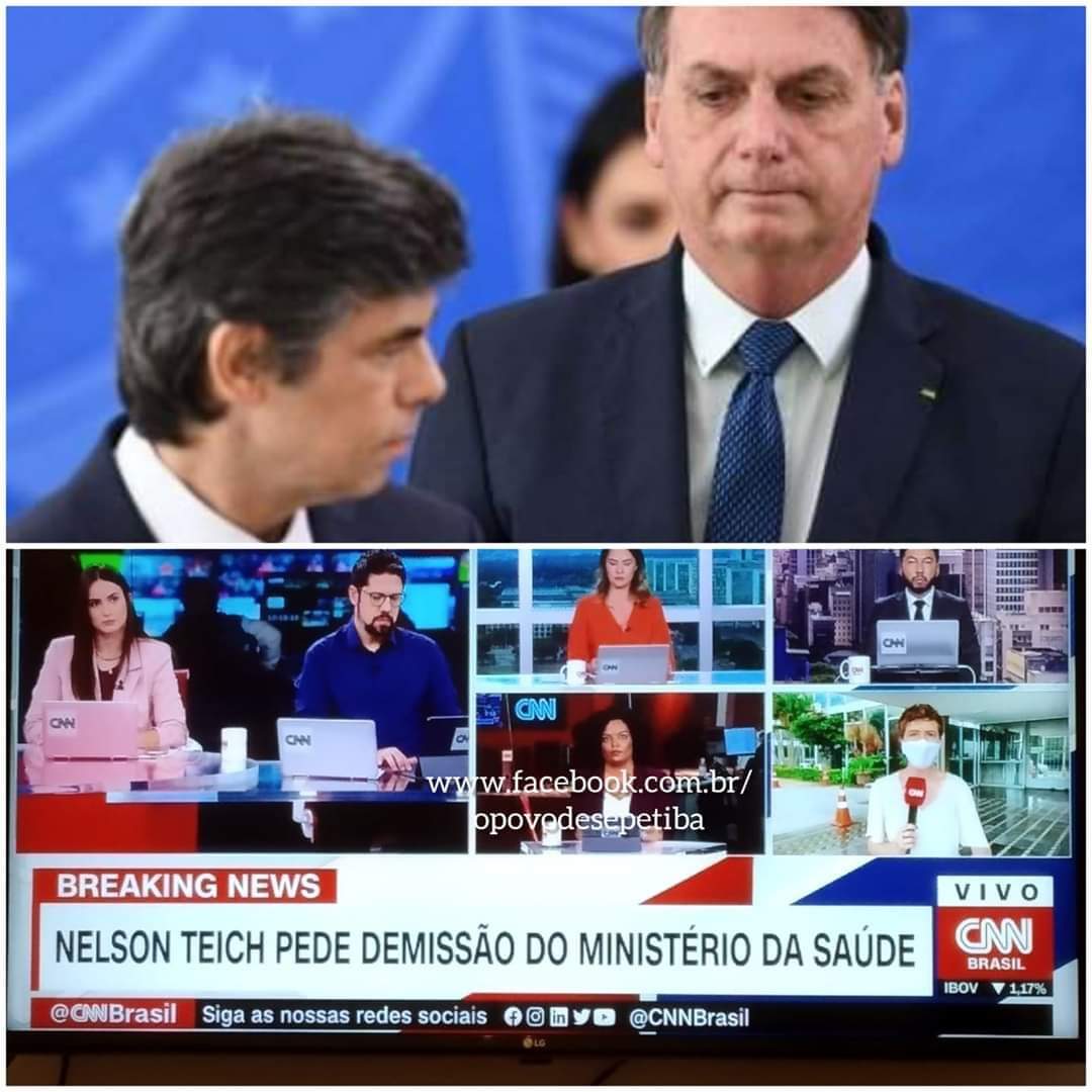 Ministro da Saúde, Nelson Teich joga a toalha e pede demissão!!