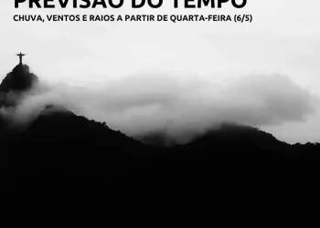CHUVA E VENTO FORTE AMANHÃ!! VEJA A PREVISÃO DO TEMPO PARA AMANHÃ