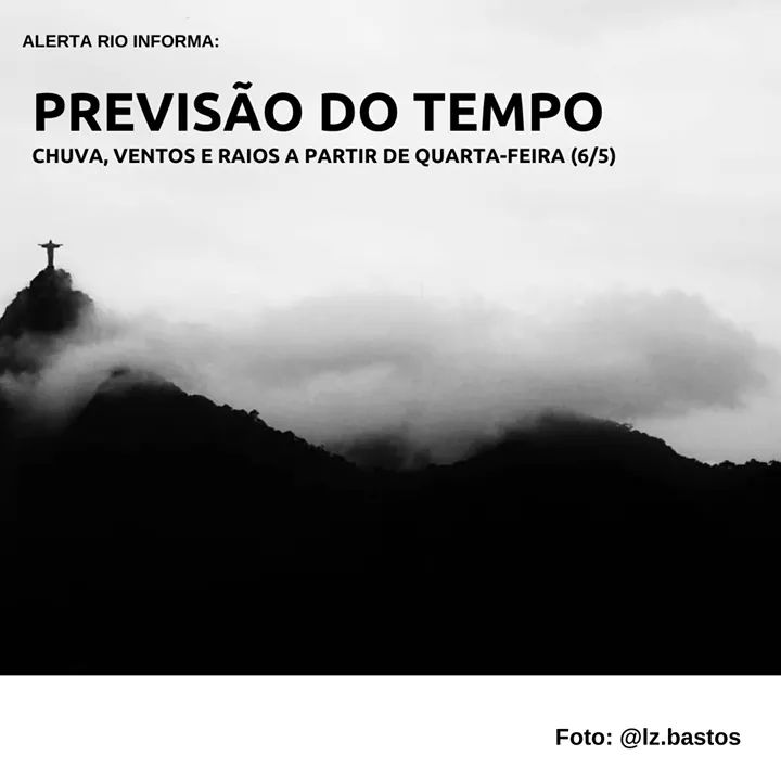 CHUVA E VENTO FORTE AMANHÃ!! VEJA A PREVISÃO DO TEMPO PARA AMANHÃ