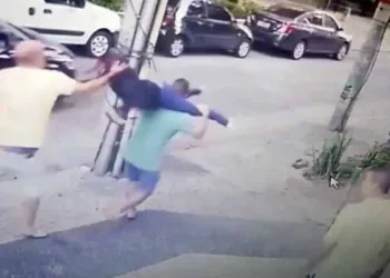 Vídeo! Câmeras de segurança mostram médica do Grajaú levando socos de homem