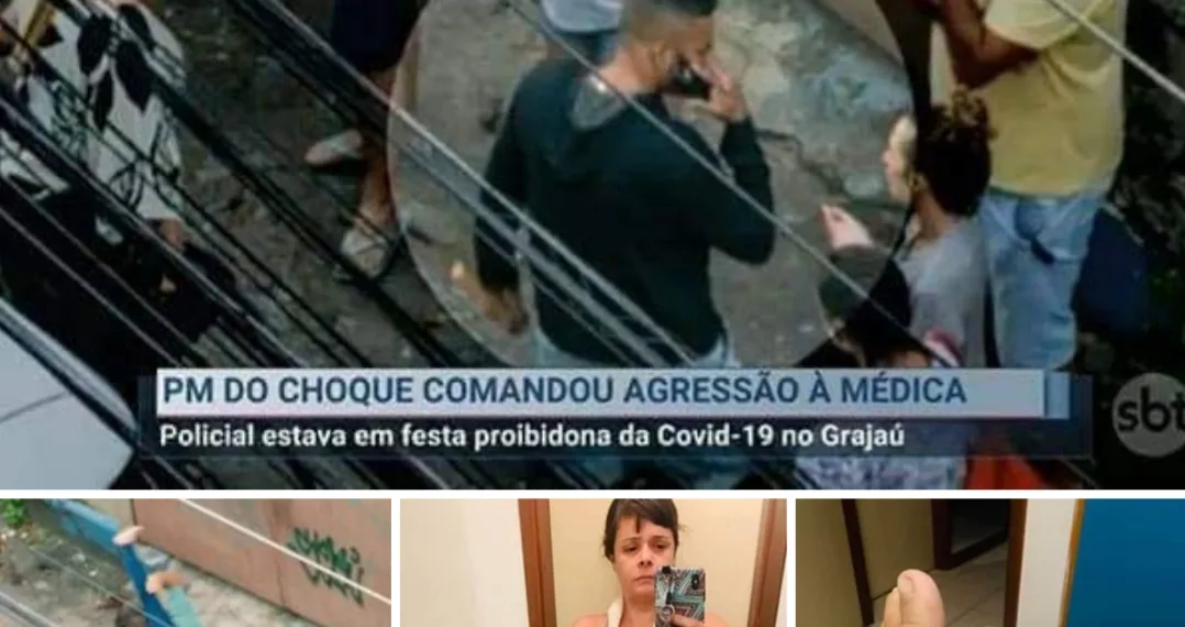 PM DO CHOQUE COMANDOU AGRESSÃO A MÉDICA NO RIO