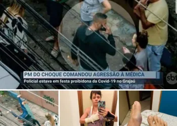 PM DO CHOQUE COMANDOU AGRESSÃO A MÉDICA NO RIO