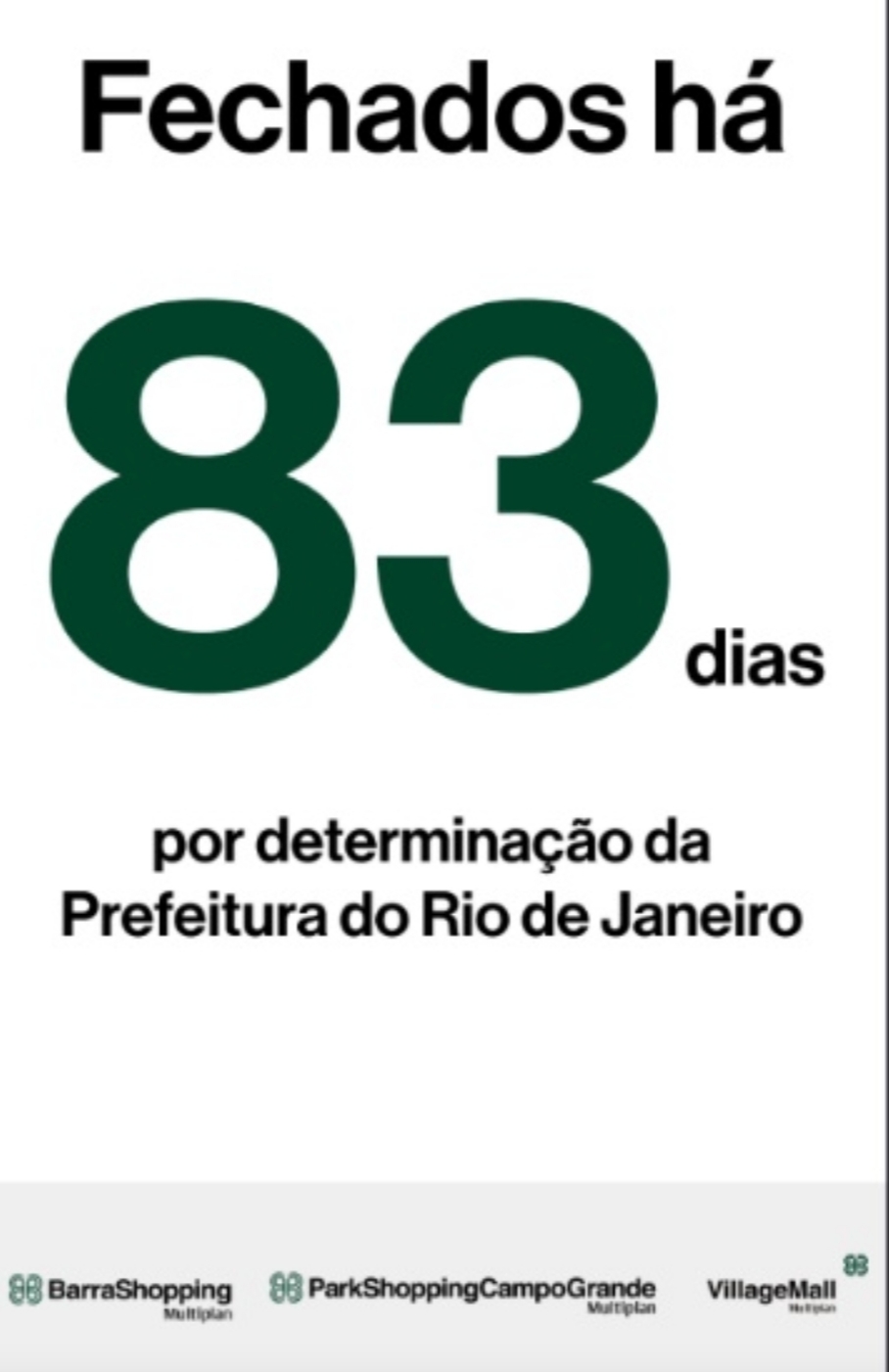 Dono do Park shopping pressiona Prefeitura para abertura de shoppings