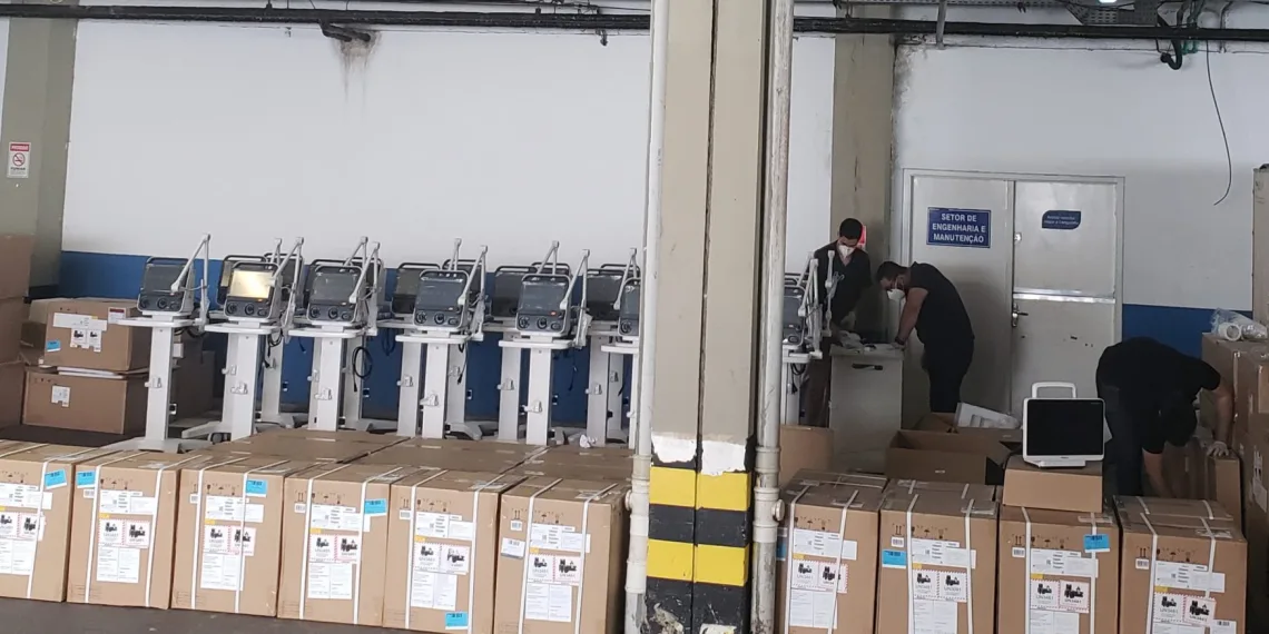 Respiradores mecânicos chegaram em hospital de Campo Grande!!