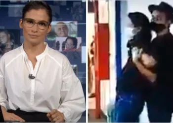 Vídeo: homem invade a Globo atrás de Renata Vasconcellos e faz repórter de refém*