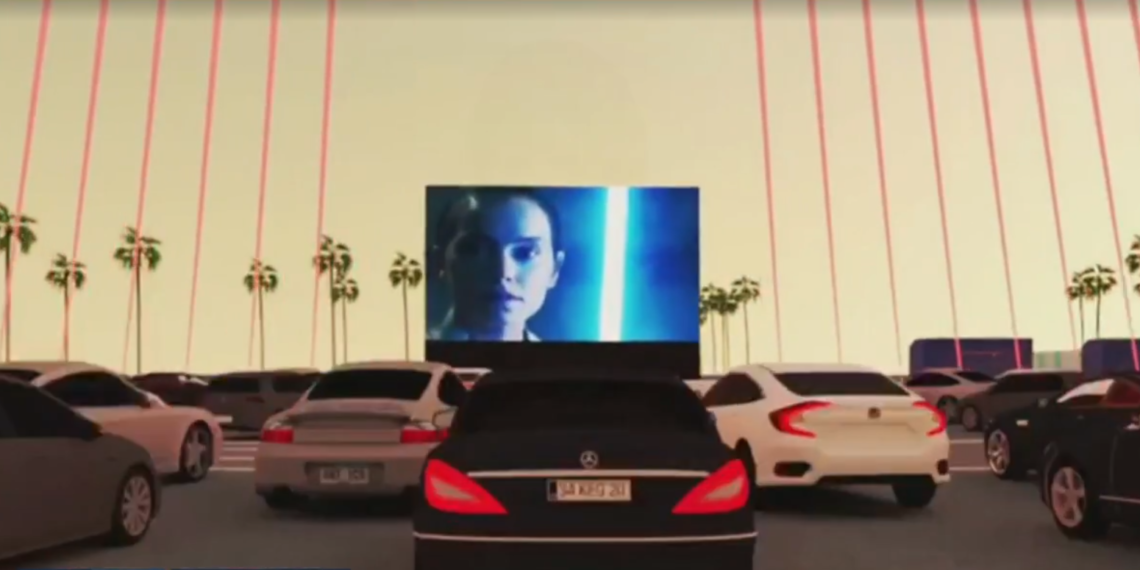 Cinema drive-in abre no Rio como opção de lazer durante o isolamento social