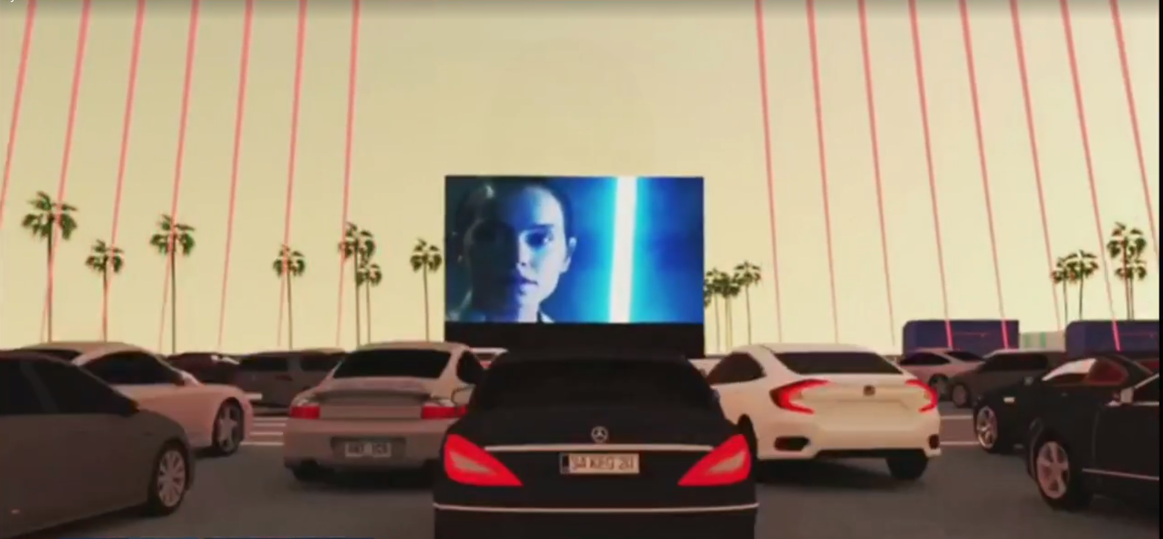 Cinema drive-in abre no Rio como opção de lazer durante o isolamento social