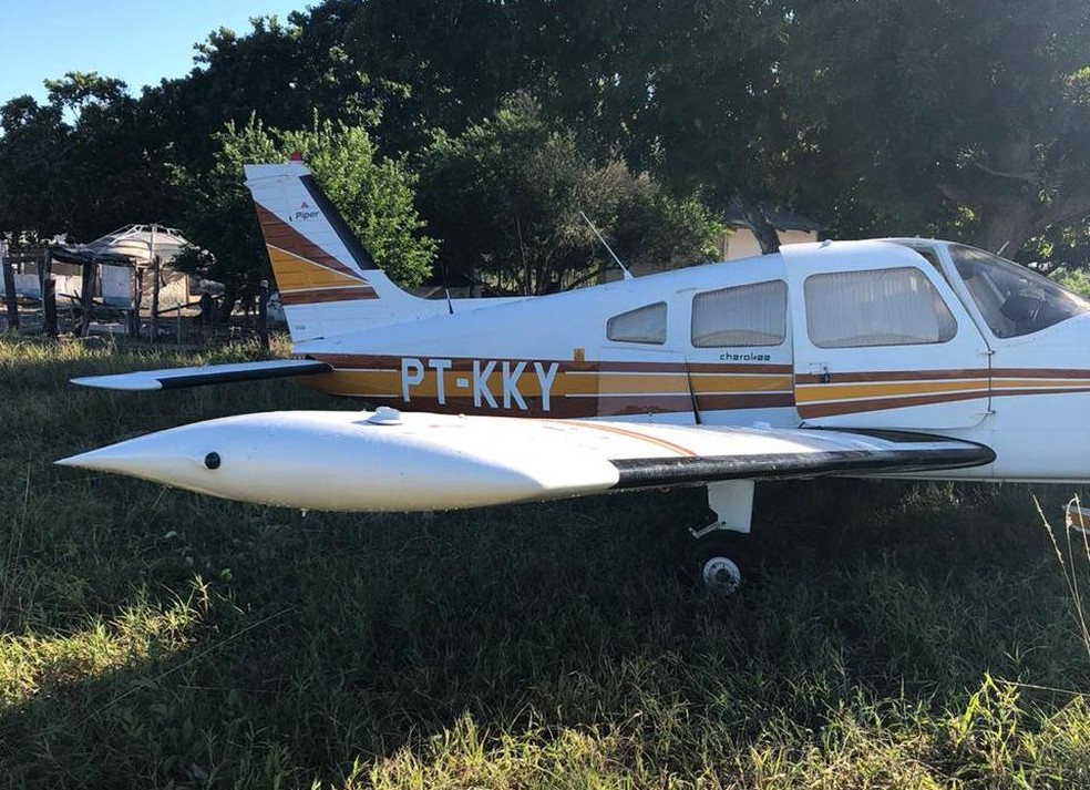Operação apreende avião com 470 kg de cocaína e prende 4 suspeitos em fazenda no Pantanal de MT