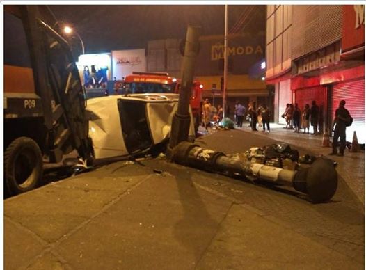 acidente Grave no Centro De Campo Grande