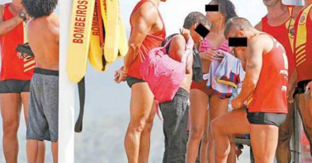 Bombeiros serão investigados por não usarem máscaras na praia