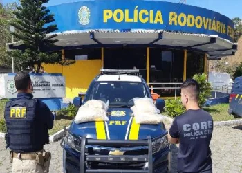 CORE e PRF apreendem 50 quilos de pasta base avaliada em R$ 5 milhões