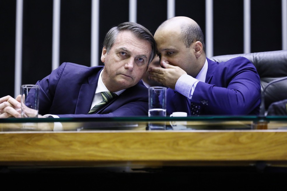 Líder do governo na Câmara, deputado Major Vitor Hugo é cotado para o MEC