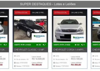 Após denúncias de golpes, Detran-RJ alerta sobre sites de falsos leilões de carros na internet