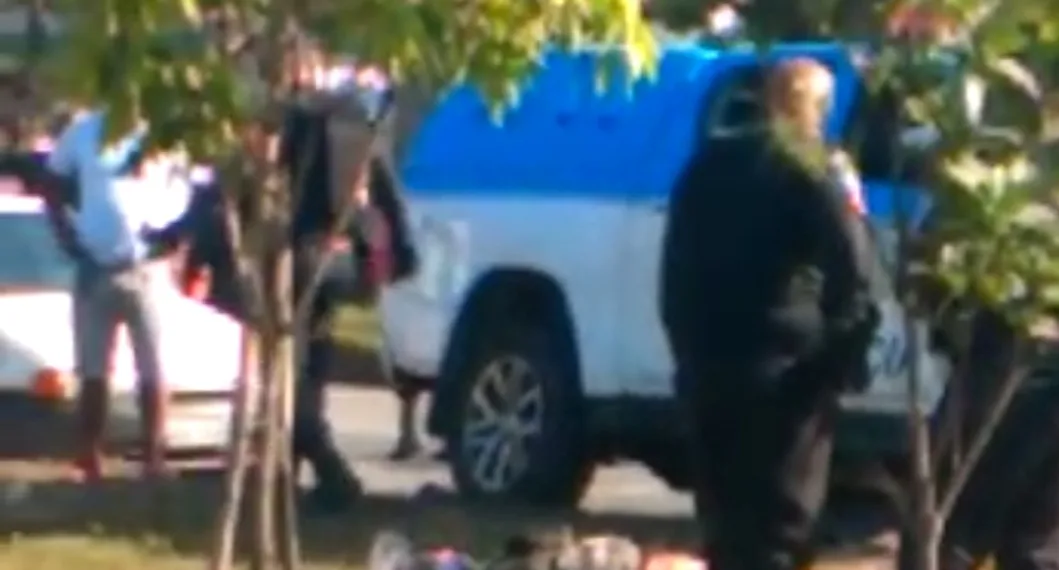 Perseguição e acidente na avenida Brasil ( video)