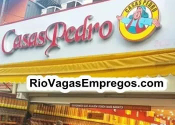 LOJAS CASAS PEDRO ESTA COM VAGAS DE EMPREGOS ABERTAS – R$ 1.189,00 – COM E SEM EXPERIÊNCIA – LOJA DE PRODUTOS NATURAIS – DIVERSAS ÁREAS – RIO DE JANEIRO