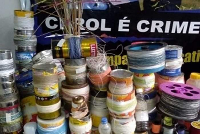 Linha com cerol quase mata criança em Sepetiba( imagem forte)
