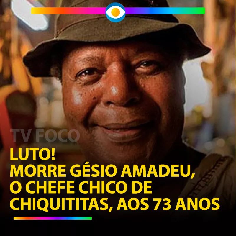 Morre por coronavirus o ator Gésio Amadeu