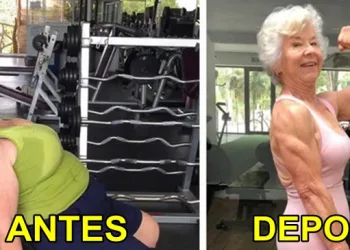 Vovó de 73 anos entra na academia e fica com um shape melhor que o seu(fotos)