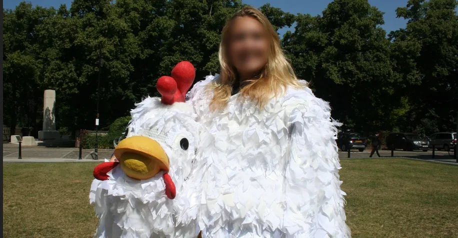 Mulher começa subitamente a pensar que é uma galinha e é internada