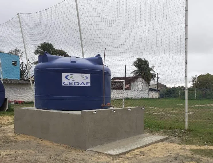CEDAE REFORÇA O ABASTECIMENTO DA COMUNIDADE JARDIM MARAVILHA, EM GUARATIBA