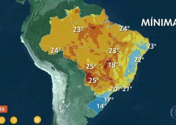 Frente fria provoca chuva no Sul e Sudeste; onda de calor continua em parte do Brasil