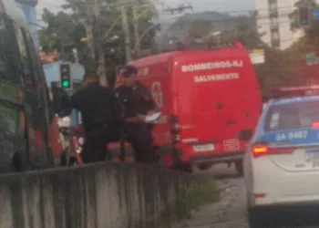 Van Atropela Bombeiro Em Moto Do Quartel Em Campo Grande.