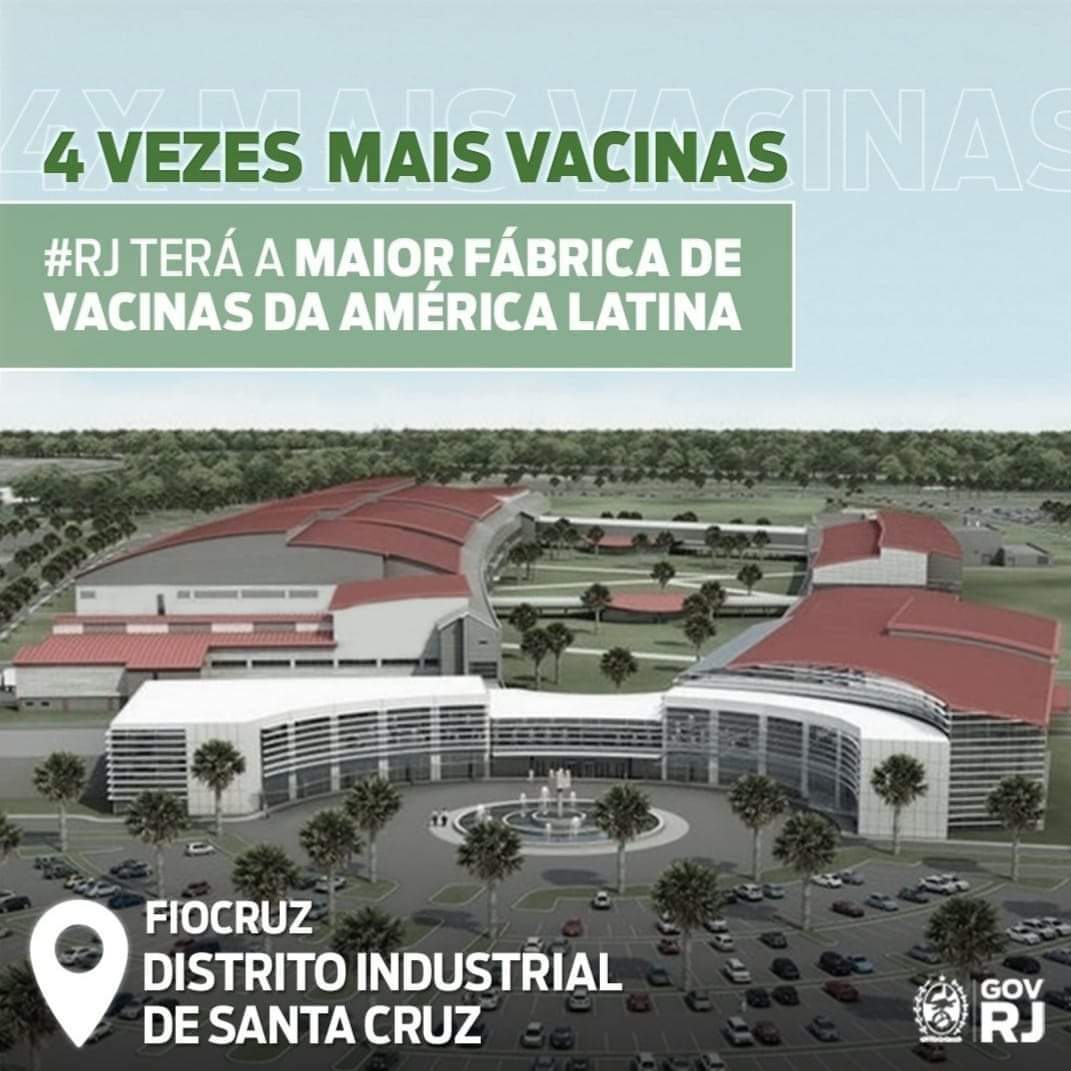 Santa Cruz, terá a maior fábrica de vacina da América Latina