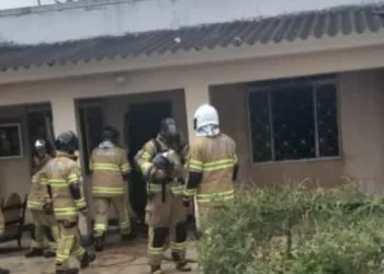 PRINCÍPIO DE INCÊNDIO NUMA CASA EM CAMPO GRANDE