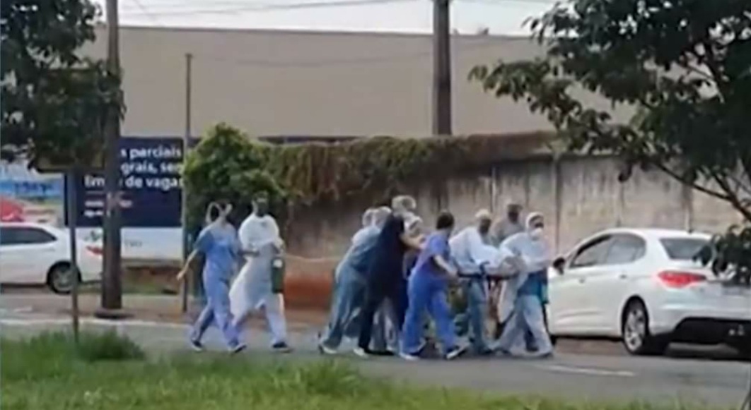 Paciente com covid-19 foge de hospital para não ser intubado