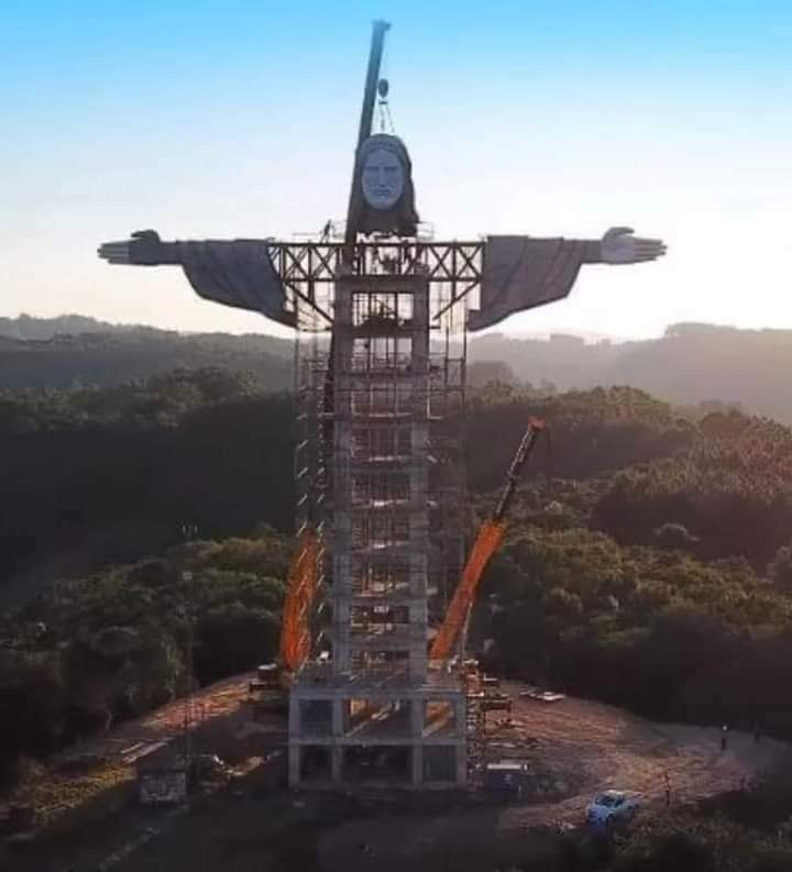 ESTÁTUA DE CRISTO NO RIO GRANDE DO SUL SUPERA A DO RIO E VIRA A MAIOR DO BRASIL