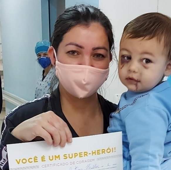 BEBÊ FERIDO EM ATAQUE A CRECHE TEVE ALTA HOSPITALAR NESTE DOMINGO