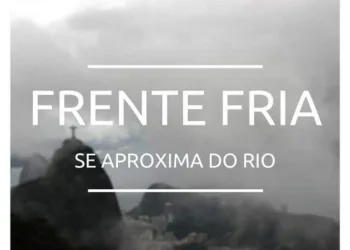FRENTE FRIA PODE CAUSAR CHUVA MODERADA A FORTE, COM VENTOS MODERADOS, NESTA QUARTA