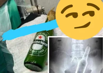 RAPAZ DA ENTRADA EM HOSPITAL COM UMA GARRAFA NO ÂNUS